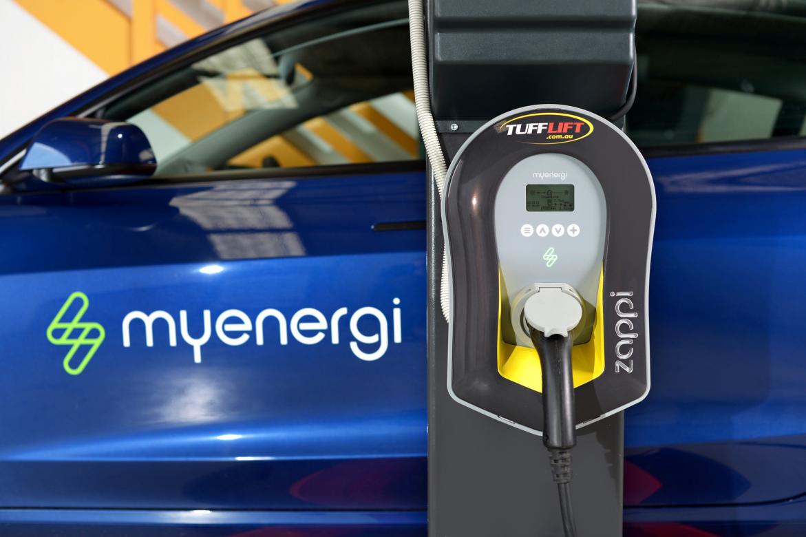 Charging your EV Electric Car In Commercial EVUp Electric