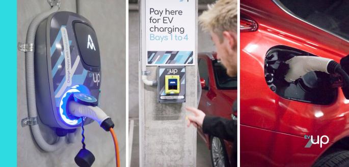 Credit Card EV Chargers | EVUp | Electric Car Charging Stations